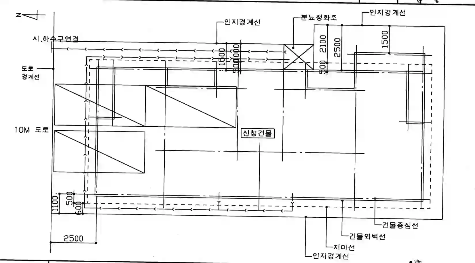 한신주택 배치도 이미지